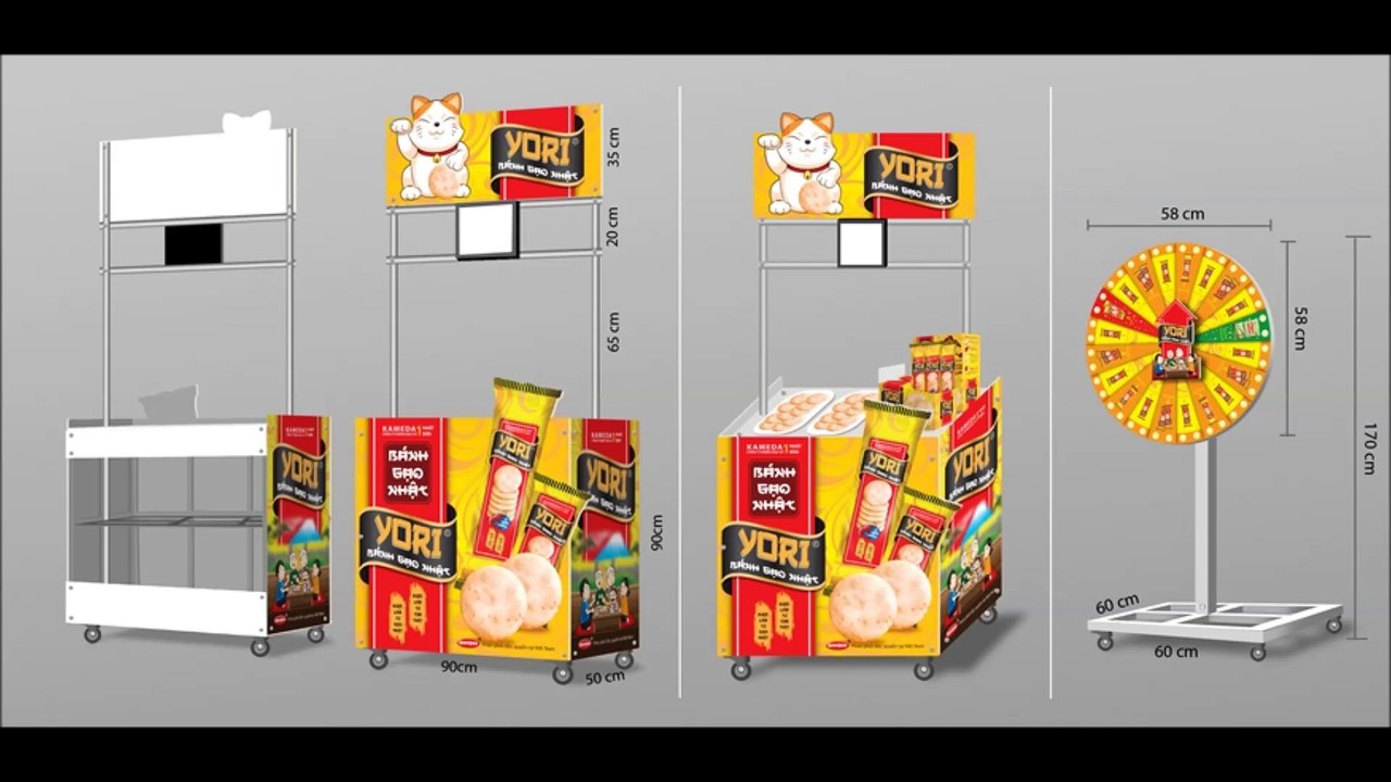 Xưởng Sản xuất Booth quảng cáo, booth trưng bài tại siêu thị giá rẻ nhất tại HCM - 0932687477