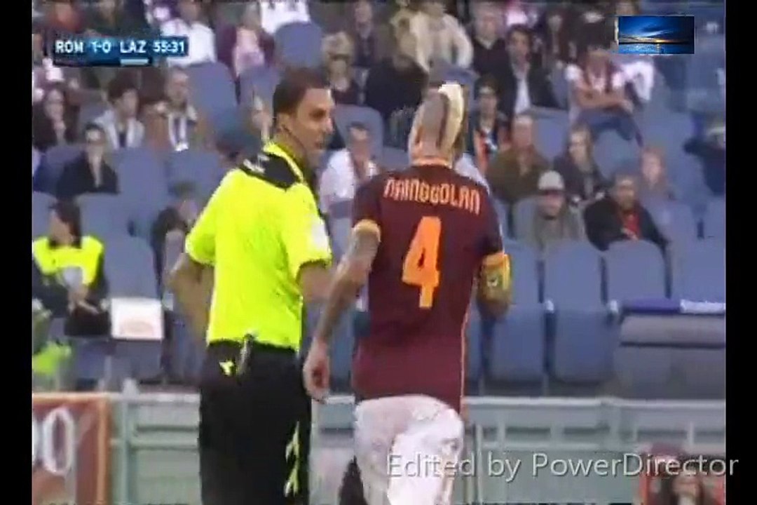 عاجل اصابة محمد صلاح فى مباراة روما و لاتسيو