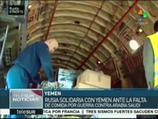 Rusia envía ayuda humanitaria a Yemen