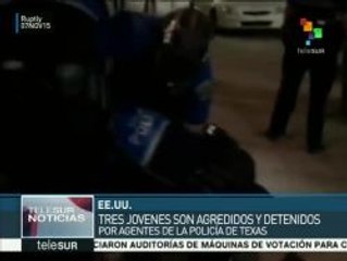 EE.UU.: policías de Texas detienen con violencia tres ciclistas