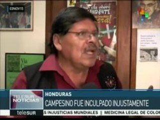 Honduras: después de 7 años, liberan a campesino inocente