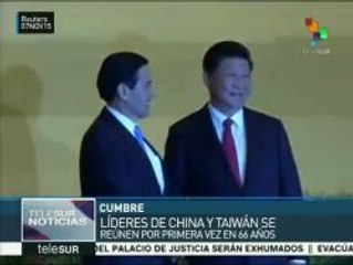 Presidentes de China y Taiwan protagonizan histórico encuentro