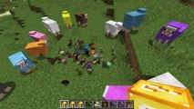 Popular MMOs Minecraft GIANT LUCKY BLOCKS HUGE LUCKY BLOCKS, BOUNCY HOUSE, and BABY YOU! M