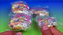 1991 McDONALDS McROCKIN FOODS SET OF 4 HAPPY MEAL KIDS TOYS VIDEO REVIEW