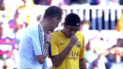 El árbitro obliga a Neymar a quitarse la cinta del pelo