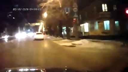 Момент взрыва дома в Перми