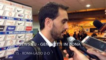8.11.15 - Gentiletti in zona mista dopo Roma-Lazio 2-0