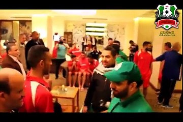استقبال حافل لمنتخب فلسطين (الفدائي) وجماهير الوحدات تهتف للمنتخب واللاعبين