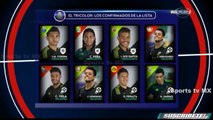Lista Oficial Convocados Tuca Ferreti - México vs USA