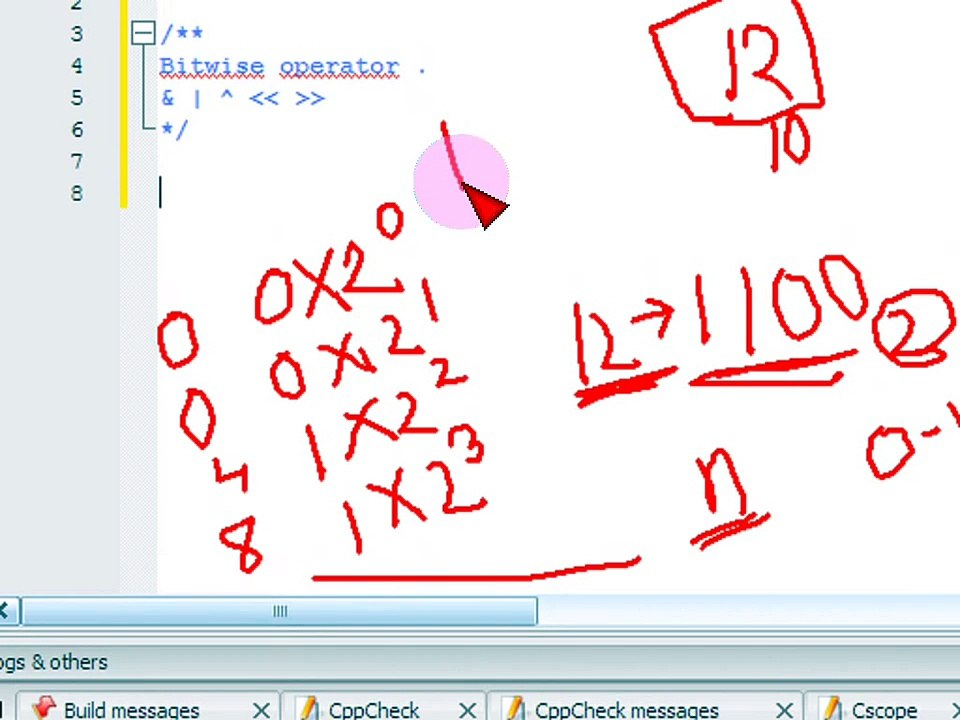 Bangla C programming tutorial -11- operator (6) Bitwise operator