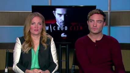 IR Interview: Erica Christensen & Ed Westwick For "Wicked City" [ABC]