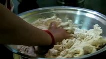 To make dough for Roti-Chapati (Atta goondana)