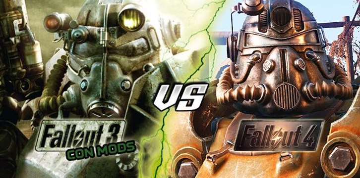 ¿Supera Fallout 3 con mods a Fallout 4?