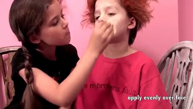 Holt Hyde Monster High Doll Costume Makeup Tutorial for Halloween