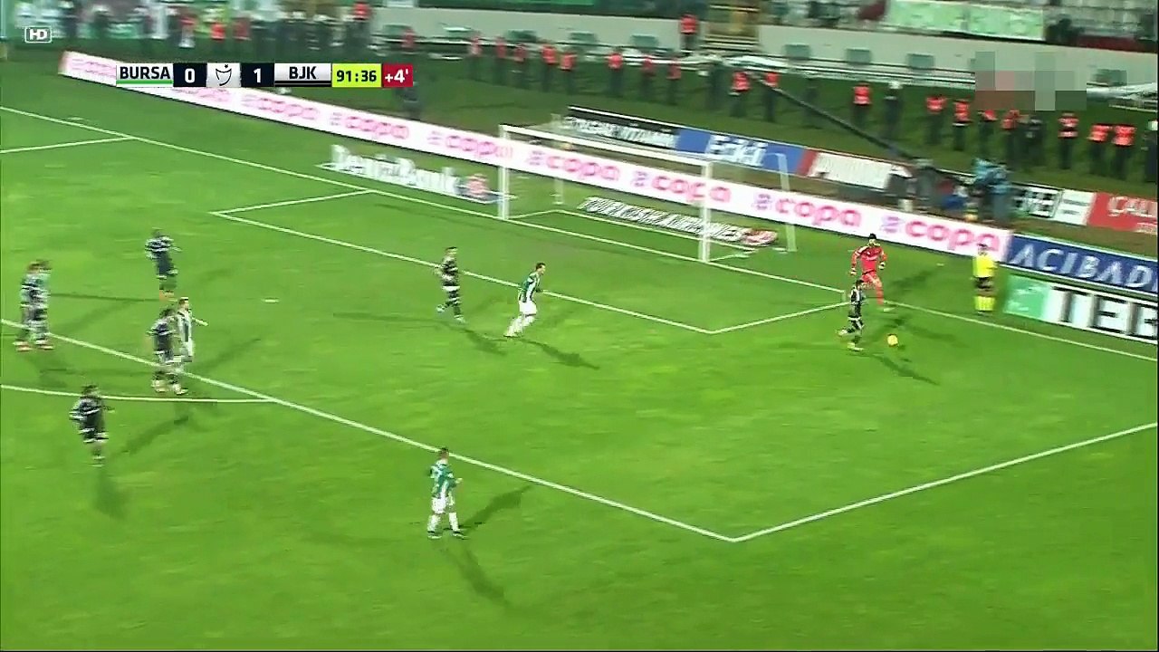BURSA SPOR - BEŞİKTAŞ  0-1  GOL VE +4 UZATMALAR