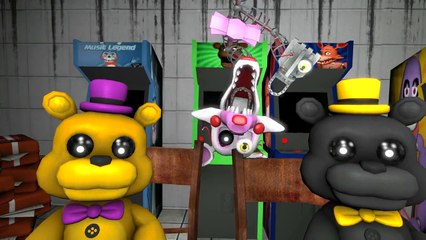 Animatronics Reaction to Halloween MANGLE | FNAF SFM