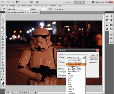 PhotoShop CS5 for Beginners - #08. Photo Color Filters