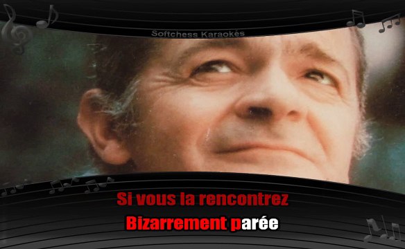 Serge Reggiani - Sarah (karaoké réalisé par Softchess)