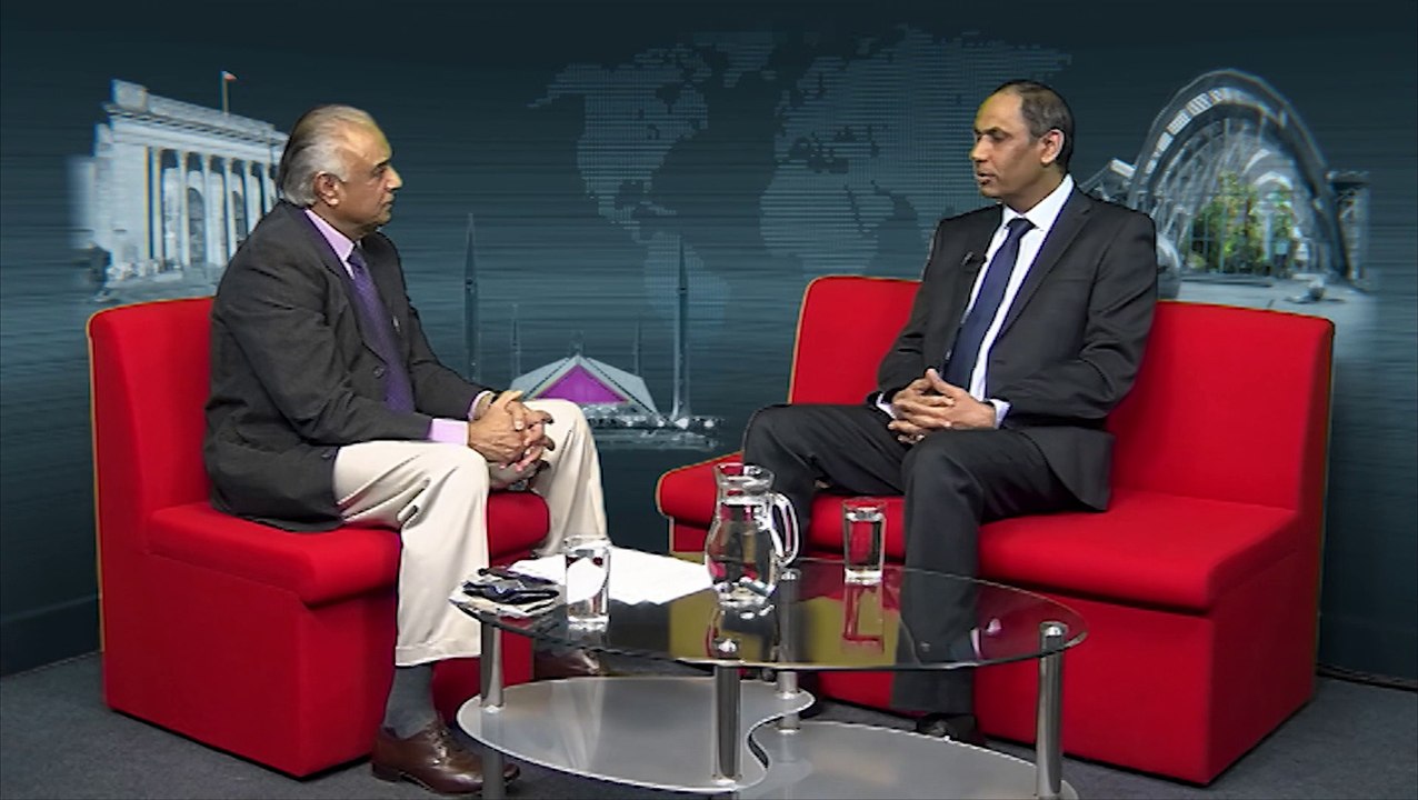 Jawaid Qazi with Cllr Talib Hussain (Lord Mayor) Sheffield in Aaj Ka Sabrang  on Sheffield Live TV South Yorkshire UK