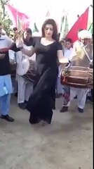 Pathan girl dancing in party