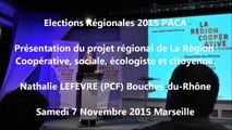 Nathalie-LEFEVRE / Elections régionales  PACA/Meeting / 1er décembre 2015 / Marseille