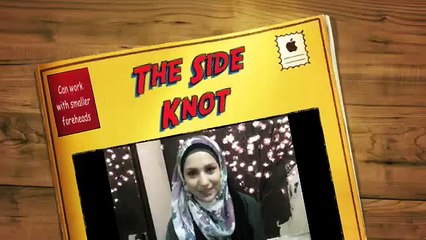 Hijaab Tutorial: The Side Knot | Amena