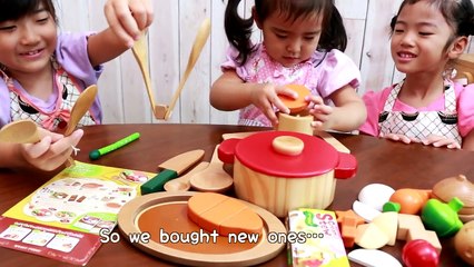 Woody Puddy 木のおままごと遊び Play House Cooking Set