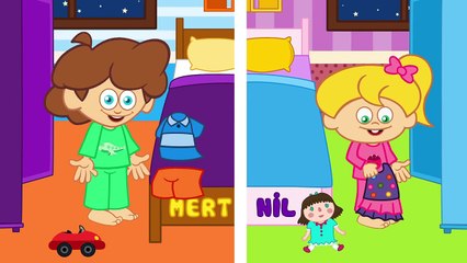 KOŞ KENDİ YATAĞINA Sevimli Dostlar Eğitici Çizgi Film Çocuk Şarkıları Videoları