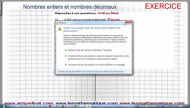 Maths 6ème - Nombres entiers et nombres décimaux Exercice 1