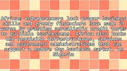 African Business Entrepreneurship: Available Opportunities For Trade And Investments
