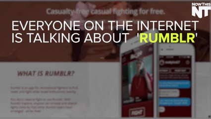 Fighting App 'Rumblr' Turns Out To Be A Hoax