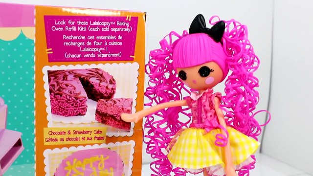 Lalaloopsy Baking Oven with Lalaloopsy Girls Making a Surprise Birthday Cake