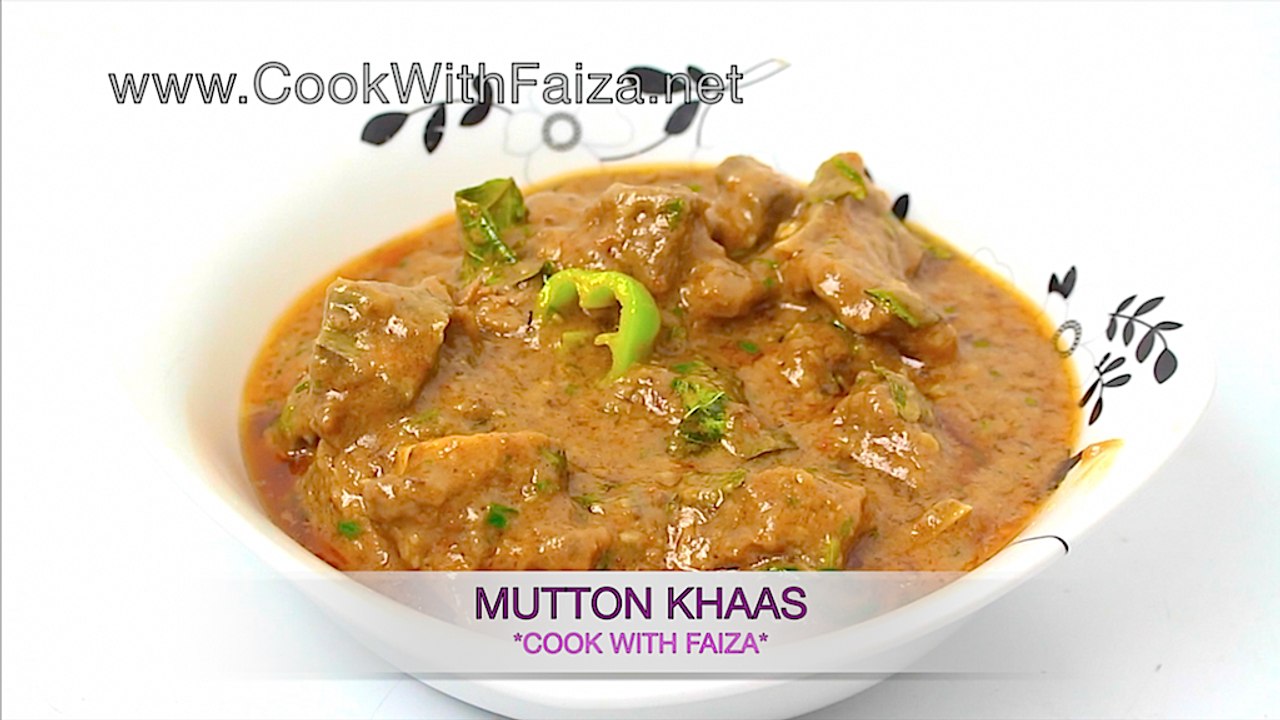 MUTTON KHAAS *COOK WITH FAIZA*