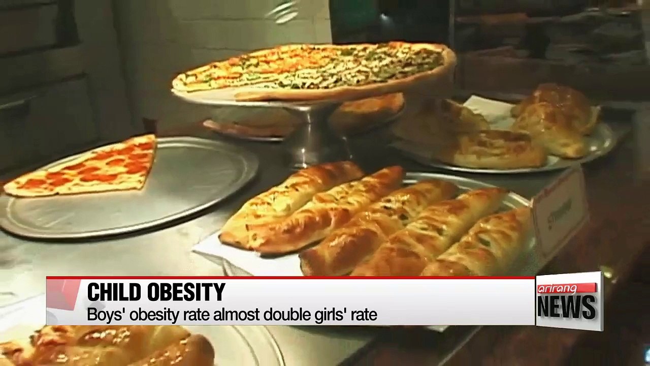 Overweight rate of male children double that of female children