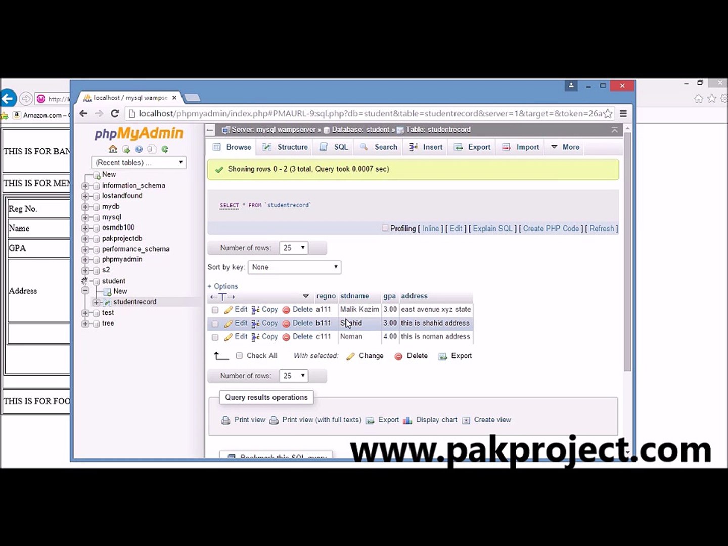 ⁣simple php tutorial part-5 (displaying data in an dynamic grid)
