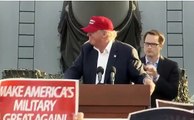 FULL SPEECH: Donald Trump Talks National Security Aboard Battleship USS Iowa San Pedro LA