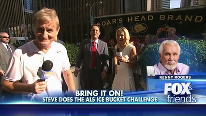 Watch: Doocy Completes Ice Bucket Challenge After Nomination From Kenny Rogers