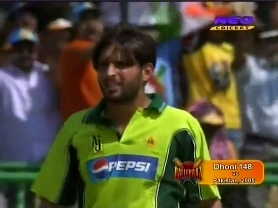 Ms Dhoni 148 Vs Pakistan 05 Extended Highlights Video Dailymotion