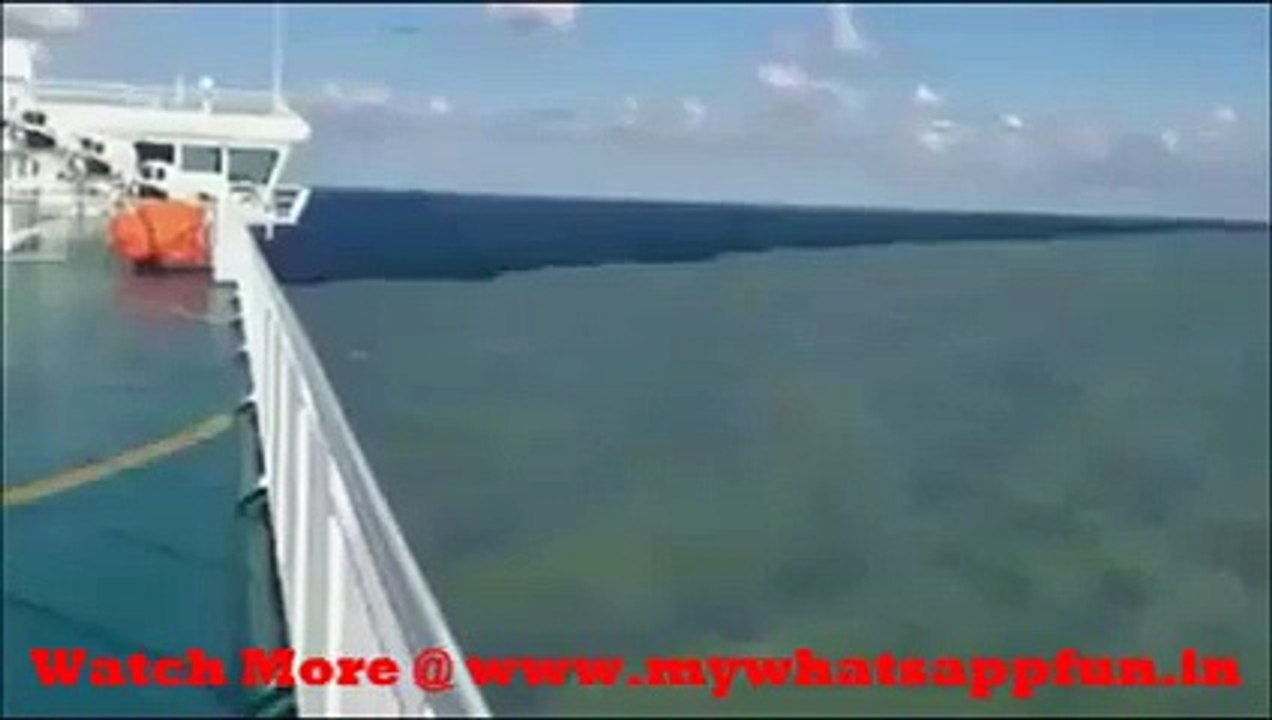 Whatsapp Amazing Videos || Sea with two color of water