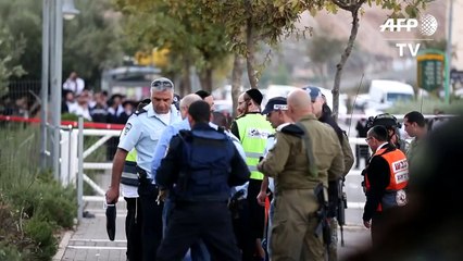 Stabbing near West Bank settlement, female attacker shot