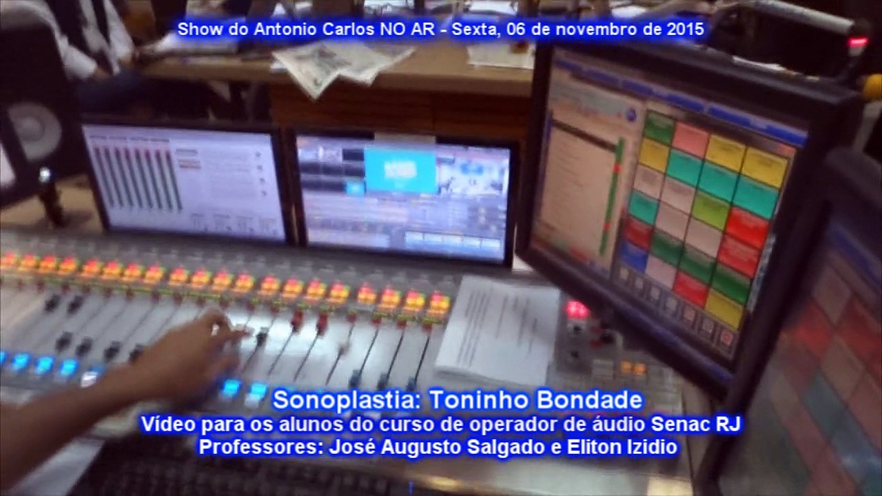 SHOW DO ANTONIO CARLOS NO AR (RJ, 06-11-2015) - BASTIDORES