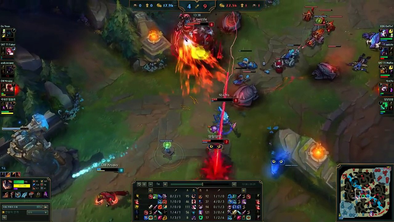 [Highlights] Jinx vs Kalista - EDG Deft KR LOL SoloQ