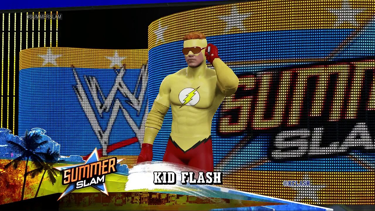KID FLASH VS THE WOLVERINE EPIC BATTLE (WWE2K15)