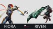 Fiora vs Riven - The shy KR LOL Challenger 837LP