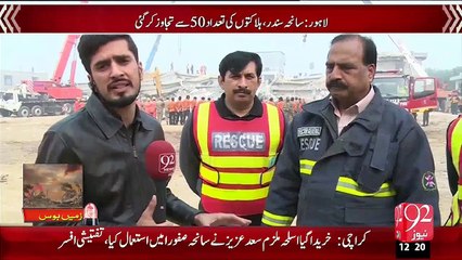 Saniha Lahore Halktoon Ki Tadad 50 Sy Tajawoz Kr Gai – 09 Nov 15 - 92 News HD