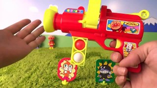 以外と強力！アンパンマンおもちゃ　連射ガンAnpanman Gun