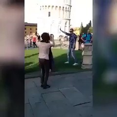 funny photoshop and fighting boy on camera