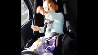 funny child and funny song