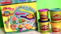 Play Doh Popsicles Scoops n Treats DIY Ice Cream Set Playdough Rainbow Popsicle Paleta Gh