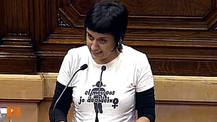 Discurs d'Anna Gabriel sobre  la declaració independentista